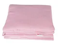 Produktbild: Babydecke BabyLux Babydecke Musselin Kinderwagendecke Kuscheldecke 75x60cm MPM, BabyLux, Rosa