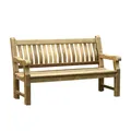 Produktbild: DEVRIES Bank, Teak, 3-Sitzer, BxHxT: 165 x 101 x 76 cm - braun