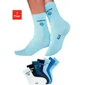 Produktbild: H.I.S Socken Packung, 7 Paar tlg. für Kinder mit Fußballmotiv, Gr. 27-30, bunt-blau, , 61068266-27