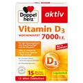 Produktbild: Doppelherz Vitamin D3 7000 I.E. WOCHENDEPOT - Mit nur einer Tablette 7 Tage versorgt - 15 Wochen-Packung - 15 Mini-Tabletten