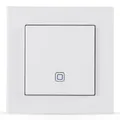 Produktbild: Homematic IP Smart Home Temperatur- und Luftfeuchtigkeitssensor – innen, steuert digital Heizkörper/Fußbodenheizung per App, Alexa, Google Assistant, Temperaturmessung, Energie sparen, 150181A1