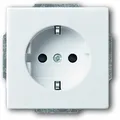 Produktbild: Busch-Jaeger 20 EUC-84 SCHUKO® Steckdosen-Einsatz weiss