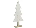Produktbild: Viana Weihnachtsmann Tannenbaum Filz Deko Herz Creme Beige 35cm 2er Set Weihnachten, 2 Stü
