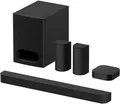 Produktbild: Sony BRAVIA Theatre System 6 Soundbar 5.1 (Bluetooth, 1000 W, Rear & Sub, Atmos, DTS:X, AI Zoom 3, DSEE, Party-Modus, HT-S60)