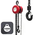 Produktbild: Kettenzug 1000kg 1t 3m Flaschenzug Hebezug Seilzug Kran Kettenflaschenzug Kette