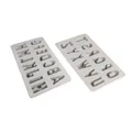 Produktbild: Rayher Silikon Gießform ABC, 2teilige Form mit 26 Buchstaben Höhe: 5cm, Box