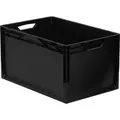 Produktbild: Eurobox Schwarz 60x40x32 Cm, 62l Lagerkiste Transportbox Kunststoffbox Lagerbox