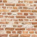 Produktbild: Bricoflor Vlies Steintapete für Wohnzimmer Steinmauer Tapete Braun Rot Ideal für Küche und Flur Braune Vliestapete in Steinoptik