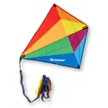 Produktbild: Schildkröt® Classic Kite 70, Diamond, Klassische Form und robustem Ripstop-Polyester mit bruchfesten Fiberglasstäben, 250cm Langer, 3-teiliger Drachenschwanz, inkl. 5kp Polyesterleine mit Handgriff