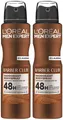 Produktbild: Loreal Men Expert Barber Club Deodorant Spray 48H Deo mit holzigem Duft 2x 150ml