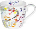 Produktbild: KÖNITZ 1120572300 Becher Flying Notes 425 ml aus Bone China Porzellan