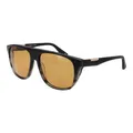 Produktbild: BMW Sonnenbrille Schwarz Gelb Herren Aviator Acetat Vollrand BW0041-H 02J 58mm