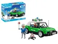 Produktbild: PLAYMOBIL Jubiläumsset 71591 Classic Polizeiauto, aufregende Fahrten mit dem kultigen Retro-Polizeiwagen aus den 70ern, mit Accessoires, hochwertiges Sammelauto oder Spielzeug für Kinder ab 5 Jahren