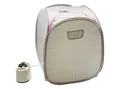 Produktbild: Casativo Saunazelt Mobile Sauna & Dampfbad 1000W Zuhause-Wellnessoase Fernbedienung&Timer, Personen: 1 (1 tlg), 1.000 W Leistung, 8 Min. Aufwärmzeit, 1,5 l Tank & Timer 1–99 Min.