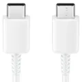 Produktbild: Samsung USB-C zu USB-C Kabel EP-DX310 (3A) 1,8m, White
