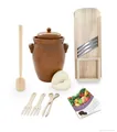 Produktbild: Gärtopf-Set 7,0 Liter [Form 2] Sauerkraut-Topf mit umfangreichem Zubehör