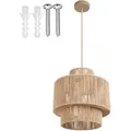 Produktbild: tectake Hängeleuchte, Natur, Metall, 32x33x32 cm, CE, Nur In Filialen Erhältlich