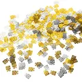 Produktbild: Oblique Unique® Geschenk Konfetti Glänzend Gold Silber Streu Deko Tischdekoration für Weihnachten Kinder Geburtstag Motto Party