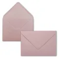 Produktbild: 50 Brief-Umschläge - Alt-Rosa - DIN C6-114 x 162 mm - Kuverts mit Nassklebung...