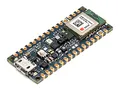 Produktbild: Arduino Nano 33 BLE Sense Rev2 [ABX00069] - KI-Mikrocontroller mit Sensoren, Edge Computing und Bluetooth f�r Wearable-, Temperatur- und Sprachanwendungen
