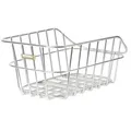 Produktbild: Basil 11188 Cento Hinterradkorb Aluminium 40x24x21cm, weitmaschig, silber