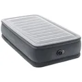 Produktbild: Intex Luftbett Comfort-Plush Twin 191x99cm grau Elektropumpe - Wie Neu