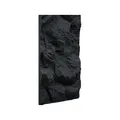 Produktbild: IZODEKOR PU Paneele Wand Steinoptik 60x120 cm | 5cm Dick | 3D Wandpaneele Schwarz | Steinoptik Wandverkleidung Innen | PU Paneele in Naturstein | NIGHT STONE