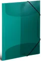 Produktbild: HERMA Fächermappe Sammelmappe A4 PP transluzent dunkelgrün (3 Stück)