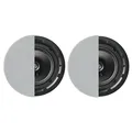 Produktbild: Q ACOUSTICS Q Install QI80C Professionelle Deckenlautsprecher (20,3 cm, rundes Gitter), Schwarz