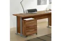 Produktbild: Bega Consult Eckschreibtisch Winkelschreibtisch mit Rollcontainer Büromöbel Office Line Walnnuss
