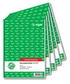 Produktbild: SIGEL SD007/5 Kassenbericht / Bestandsrechnung A5, 2x40 Blatt, selbstdurchschreibend, 5er Pack, mikroperforiert, mit Abheftlochung, aus nachhaltigem Papier