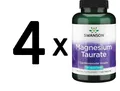 Produktbild: 4 x Swanson Magnesium (Taurate) - 120 tabs (166,56 EUR/kg)