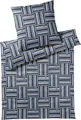 Produktbild: JOOP! Mako-Satin-Bettwäsche-Garnitur Weave Farbe Navy Größe 200x200+2x80x80