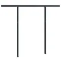 Produktbild: vidaXL Anthrazit Markisenpfosten Set 300x245cm Eisenkonstruktion Doppelpfosten Design für zusätzliche Stabilität ideal für Terrasse Balkon Garten Outdoor Dekor