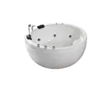 Produktbild: Duwilux Whirlpool-Badewanne Freistehende Whirlpool Nowra 180x180 Badewanne Whirlwanne, (1-tlg), Edelstahlgestell