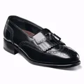 Produktbild: Flörsheim Lexington Schwarz Glatt Leder Wingtip Kleid Slipper (USA Herren Größe)