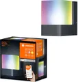 Produktbild: LEDVANCE 478114, Intelligente Wandleuchte, WLAN, Grau, Aluminium, Polycarbonat (PC), 3000 K, 500 lm