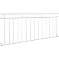 Produktbild: ECD Germany Französischer Balkon 184 x 90 cm mit 14 Füllstäben Weiß