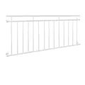 Produktbild: Französischer Balkon Fenstergitter Geländer Stabgeländer 184 x 90 cm Weiß