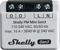 Produktbild: SHELLY PLUS PMM3 - Shelly PM Mini, 1-Kanal, WLAN, BT, max. 16 A, Messfunktion