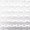 Produktbild: Alberts - Lochblech Schlitz, Alu Silber Elox., Bxlxs 200 X 1000 X 0,8 Mm