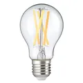 Produktbild: Alecto SMARTLIGHT110 WLAN LED Glühbirne - E27 Fassung - Dimmbar - Farbe einstellbar - ohne Bridge - Tuya und Smartlife, Silber