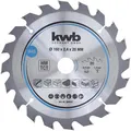 Produktbild: kwb Kreissägeblatt 584557, 160 x 20mm, 20 Zähne, für Holz und Kunststoff