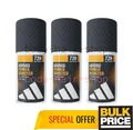 Produktbild: adidas Men Power Booster Deodorant Roll-on 72H Schweiß- & Geruchsschutz 3er Pack