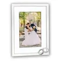Produktbild: Zep Mariage - Metall - Samt - Weiß - Einzelbilderrahmen - Tisch - 10 x 15 cm - Rechteckig