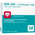 Produktbild: ASS 100 - 1 A Pharma TAH Tabletten 50 St