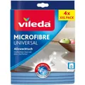 Produktbild: Vileda GmbH Vileda Geruchsstop Microfaser Allzwecktuch, Entfernt Schmutz ohne Chemie, 1 Packung = 4 Tücher 116359