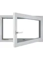 Produktbild: Meeth Kellerfenster 80 x 40 cm DIN rechts 1 Flügelig Dreh-Kipp weiß
