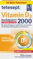 Produktbild: tetesept Vitamin D3 2000 I.E Tabletten 50 St, 15,3g