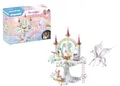 Produktbild: PLAYMOBIL Princess Magic 71359 Himmlisches Regenbogen-Schloss, magische Welt mit leuchtender Regenbogenblume, Schmetterlingsring, Pegas und Prinzessinnen, ab 4 Jahren